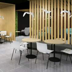 Besucherstuhl weiss Besucherstühle Büro Konferenzstühle Cafeteria Stühle Nowy Styl Fondo
