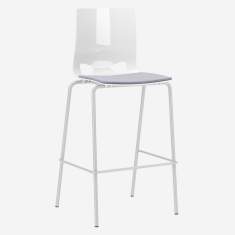 Barhocker weiss Barstuhl Nowy Styl Fondo
