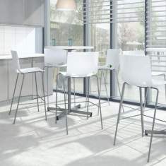 Barhocker weiss Barstuhl Nowy Styl Fondo