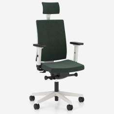 Bürostuhl Büro Drehstuhl blau Bürodrehstuhl Nowy Styl Navigo
mit Kopfstütze