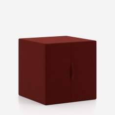 Polsterhocker rot Hocker Büro Pouffe Lounge Nowy Styl Offa Sitzpoufs