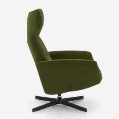 Seitenansicht des Loungesessels Otuli von Nowy Styl