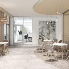 Kantinen Tisch Cafeteria Tisch Holz Oval Nowy Styl Tauko