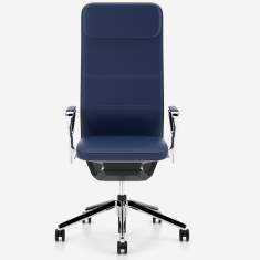 Bürostuhl blau Bürodrehstuhl moderne Bürostühle mit Kopfstütze Nowy Styl YouTEAM Highback