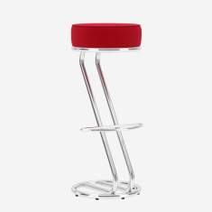 Barhocker rot Barstuhl Sohos by Nowy Styl Zeta