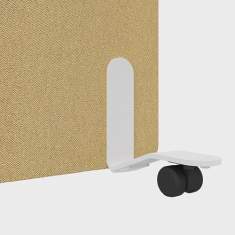 Akustik Raumtrenner gelb Stellwand Trennwand M-acoustic Screen