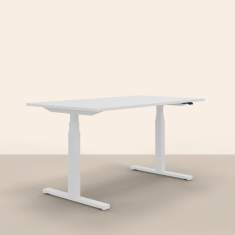 höhenverstellbarer Schreibtisch Büro Schreibtische höhenverstellbar Bürotisch weiss Home Office Westermann Products T-able
