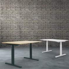 höhenverstellbarer Schreibtisch Büro Schreibtische höhenverstellbar Bürotisch Home Office Westermann Products T-able