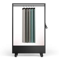 Mobile Stellwand Assmann Büromöbel Syneo Part Wondawall mit modularen Flächenelementen