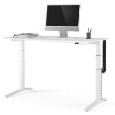 Schreibtischsystem Assmann Büromöbel Canvaro für flexibles Arbeiten im Büro
