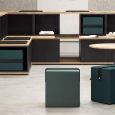 Polsterhocker grün Hocker Lounge Polstermöbel Assmann Büromöbel Consento | Bocca