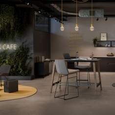 Polsterhocker rosa modular Hocker Lounge Polstermöbel Assmann Büromöbel Consento | Bocca