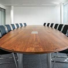 Konferenztisch Holz Konferenztische gross Büro Echo Büromöbel Basel