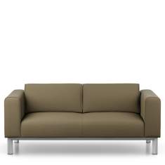 Sofa dunkelbeige Loungesofa Lounge Sitzmöbel Profim Decenta