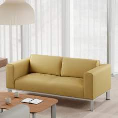 Sofa gelb Loungesofa Lounge Sitzmöbel Profim Decenta