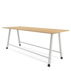 Konferenztisch gross Konferenztische weiss Stehtisch mit Rollen Besprechungstisch hoch Besprechungstische Büro Novex TABLE10