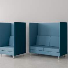Loungesessel Sofa Lounge Sessel Sitzmöbel türkis Palmber Melounge Work- und Loungemöbel