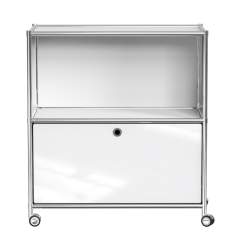 Rollregal Büro Wagen weiss System4 Rollboy