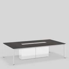 Konferenztisch Aluminium Konferenztische Büro, Bene, AL Conference
rechteckige Tischplatte Holz