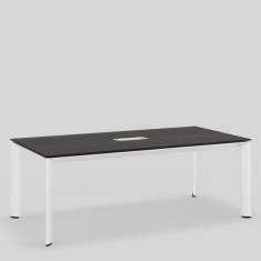 Konferenztisch Aluminium Konferenztische Büro, Bene, AL Meeting
rechteckige Tischplatte Holz