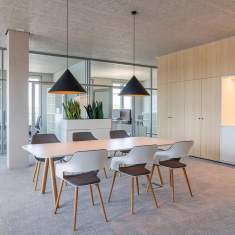 Konferenztisch Holz Konferenztische Büro Bene DELTA PURE MEETING
