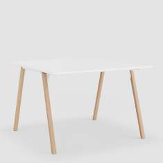 Stehtisch weiss Stehtische Konferenztisch weiss Büro Konferenztische Bene DELTA WORKBENCH HIGH by Bene