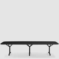 Konferenztisch schwarz Konferenztische Aluminium Bene FILO Table