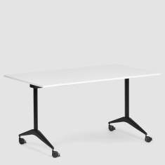 Klapptisch mit Rollen Klapptische fahrbar Rolltisch klappbar Büro Bene FLEX Schwenktisch bold