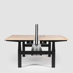 Höhenverstellbarer Schreibtisch elektrisch ergonomische Schreibtische für 2 Leute Bene LEVEL PURE LIFT TWIN
Doppelarbeitsplatz