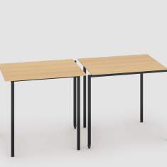 Schulungstisch fahrbar Schulungstische Rolltisch Holz Bene, Mobile_Com Table
rechteckige Tischplatte