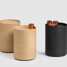 Beistelltisch rund Beistelltische Holz Bene PORTS Side table