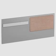 Schreibtisch Sichtschutz Tischtrennwand Schreibtischaufsatz akustik Bene T-Panel Multi