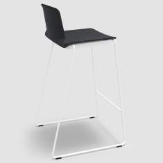 Barhocker schwarz Barstuhl stapelbar Barstühle Bene B_Wave Barstool high