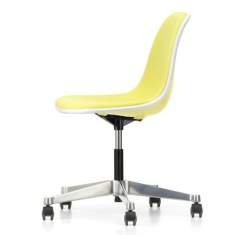 Drehstuhl Design Schalenstuhl gelb Bürostuhl Bürodrehstuhl, vitra, PSCC