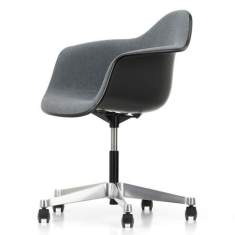 Büro Drehstuhl grau Bürodrehstuhl vitra Eames Plastic Armchair RE PACC