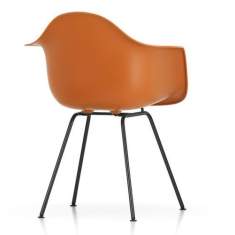 Besucherstuhl orange Besucherstühle Kunststoff Konferenzstühle vitra Eames Plastic Armchair RE DAX