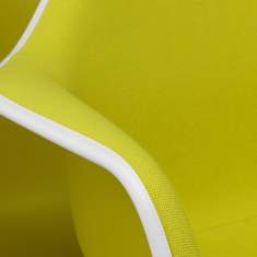 Besucherstuhl gelb Besucherstühle Kunststoff Konferenzstühle vitra Eames Plastic Armchair RE DAX