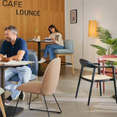 Cafeteria Tisch Holz Tische Beistelltisch Konferenztisch Sedus se:assist