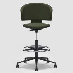 Counterstuhl grün Counterstühle Büro Drehstuhl bene Studio Counter Chair