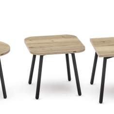 Beistelltisch Holz Beistelltische  WINEA TEAMS