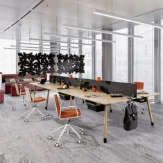 Team-Tisch Büro Team-Tische Schreibtische Wini WINEA TEAMS