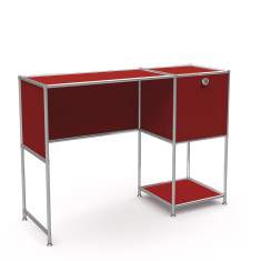 Home Office Schreibtische rot Arbeitstische System4 Schreibtisch
