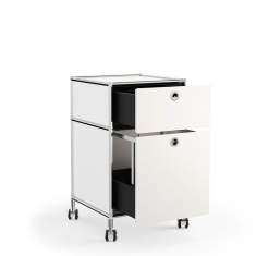 Modulare Büromöbelsysteme Container weiss Buerocontainer mobil Büro System4 Stauraum