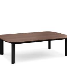 Schwarzer Design-Tisch Decenta S1H von Profim (RAL 9005) – eleganter Allrounder mit klaren Linien und hochwertiger Verarbeitung. Ideal für moderne Arbeits- und Empfangsräume.