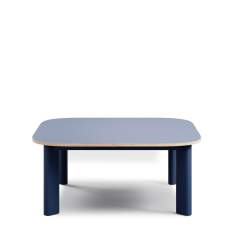 Beistelltisch Decenta S2H von Profim in Navy Blue (RAL 5003) – modernes, minimalistisches Design für Konferenzräume, Lobbys und kreative Arbeitsumgebungen