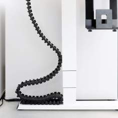 Arbeitstisch Kabelkette und CPU-Halter ZEMP Optimo