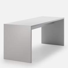 „ZEMP WANGEN Hochtisch in minimalistischem Design – rechteckiger Stehtisch mit glatter Oberfläche, ideal für Büro, Empfang oder Lounge