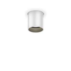 Weiße runde Einbauleuchte – XAL MOVE IN round recessed, minimalistisches Downlight für Deckenmontage