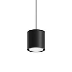XAL SASSO 60 runde Pendelleuchte, Downlight, schwarz, leuchtend