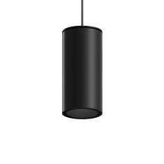 XAL SASSO 60 runde Pendelleuchte, Downlight, schwarz, zylindrisches Design